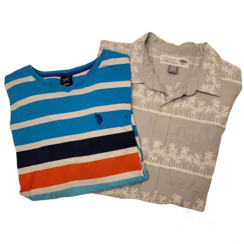 Boys bundle/lot of 2 pieces shirts